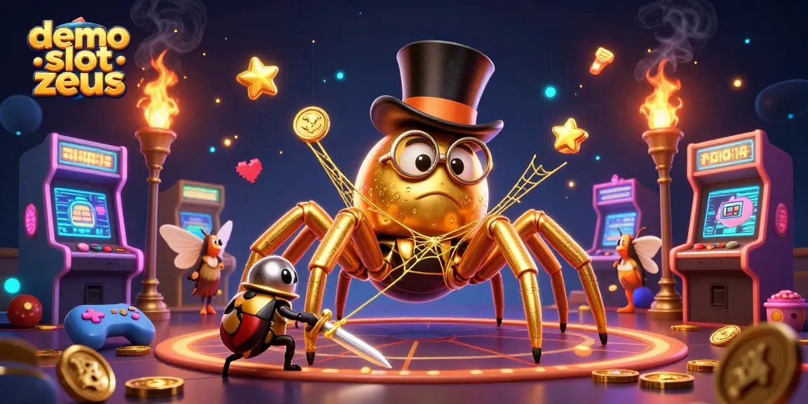 Spin the reels with excitement in the demo slot zeus game, featuring colorful characters and casino elements.