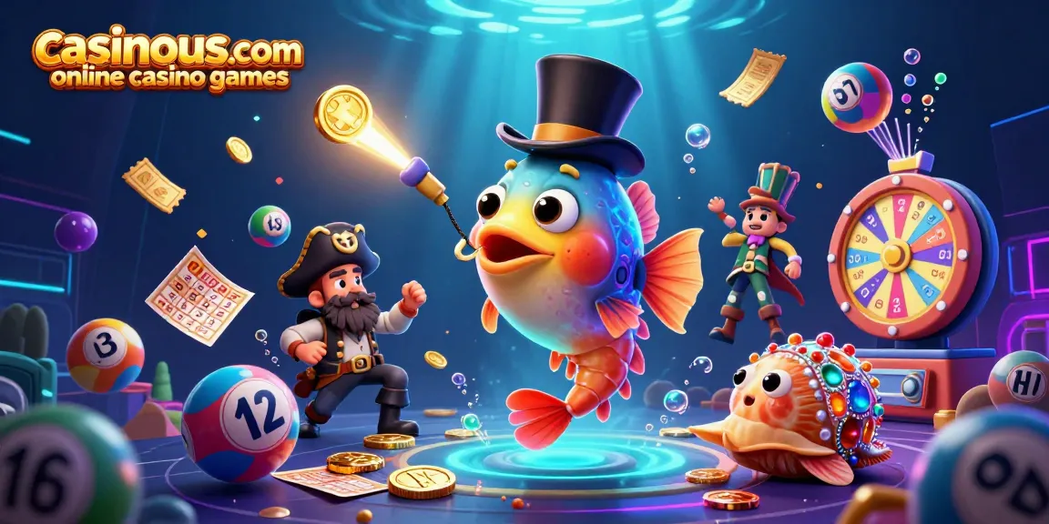 Engage in casinous.com online casino games with thrilling characters and vibrant lottery elements.