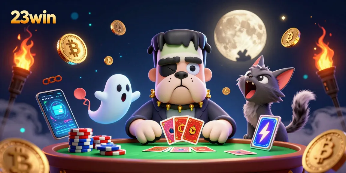 Experience thrilling gaming at 23win with undead dealers and ghostly chips.