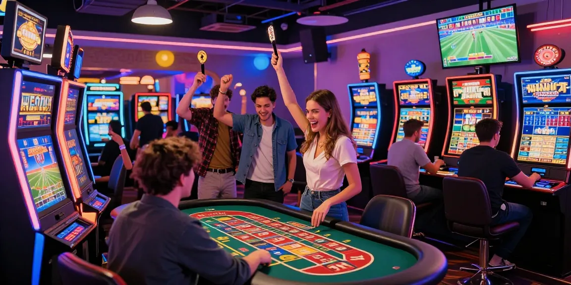 Experience the excitement of pinup paraguay in a vibrant casino setting, with players enjoying games and lively social interactions.