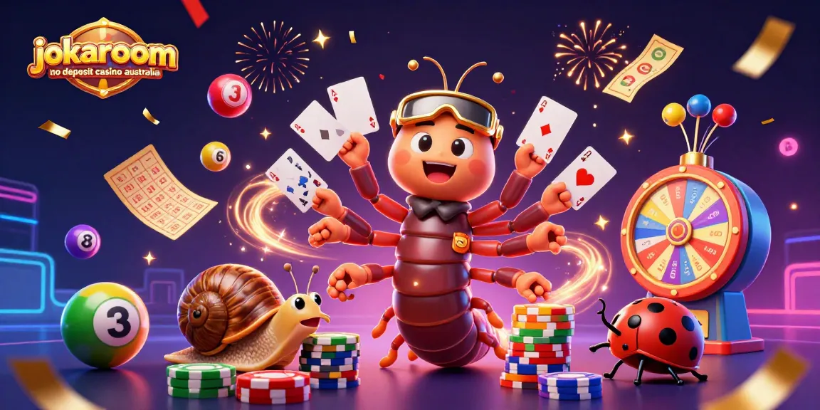 Experience the thrill at jokaroom no deposit casino australia with vibrant casino characters and exciting game elements.