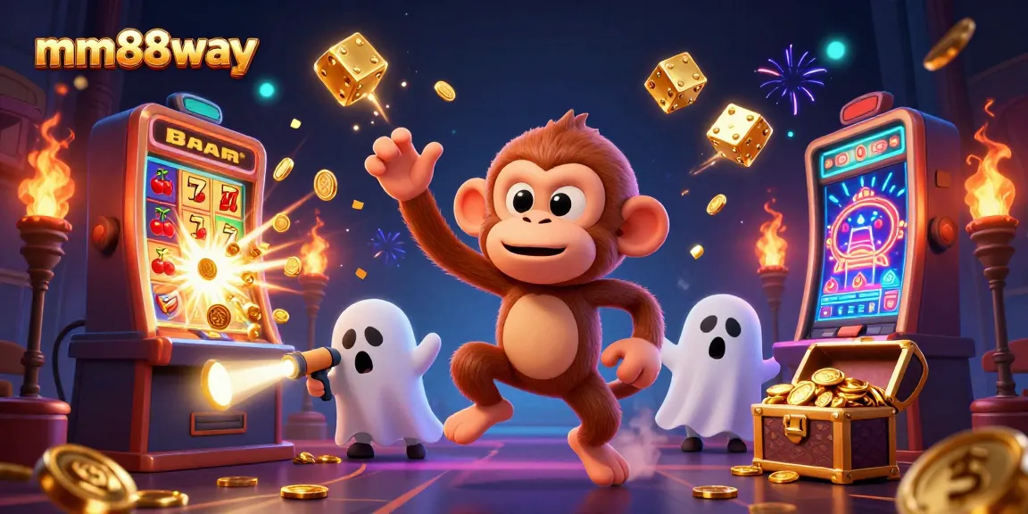 Engage with mm88way, showcasing thrilling casino action in a vibrant, interactive scene.