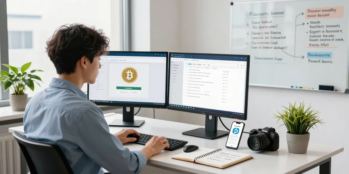 Recover lost crypto efficiently with expert analysis in a modern office setting.