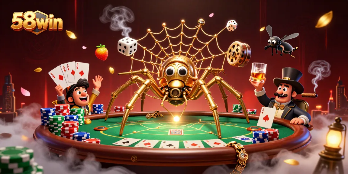 Experience thrilling gameplay at 58win with vibrant casino elements and dynamic characters in action.