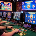 Players enjoying games at MM88 online casino with vibrant atmosphere and interactive features.