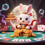 Experience thrilling casino action with u888 featuring the lunar moon rabbit and poker elements.