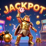 Experience Tải game Sunwin with vibrant atmosphere and exciting gambling elements in this illustration.