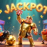 Engage with the vibrant world of Cổng game bài đổi thưởng Sunwin through an exciting 3D casino-themed illustration.