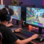 Pengalaman bermain di platform BOS88 dengan suasana gaming yang dinamis dan penuh warna.