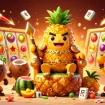 Engage in thrilling nổ hũ action with vibrant game elements and a charismatic scene showcasing excitement.