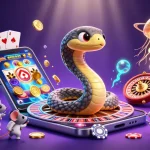 Experience thrilling gameplay with 888new as cartoon mice bet on a cosmic roulette wheel against a stunning backdrop.