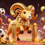 Engage in thrilling gameplay at xx88 with a vibrant 3D animated casino scene showcasing golden elements and sports excitement.
