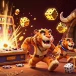 Win big at sky88 with a thrilling prehistoric casino scene featuring classic gaming elements.