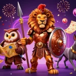 Engage with instant payout casinos Australia in this dynamic 3D casino scene with lively elements