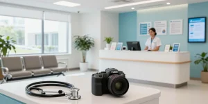Hair transplant turkey services at a modern healthcare clinic, showcasing patient care and doctor consultation
