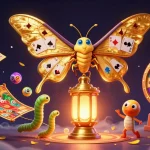 Engage with the vibrant casino world of Trang chủ 11win through a detailed 3D illustration showcasing lottery elements and games.